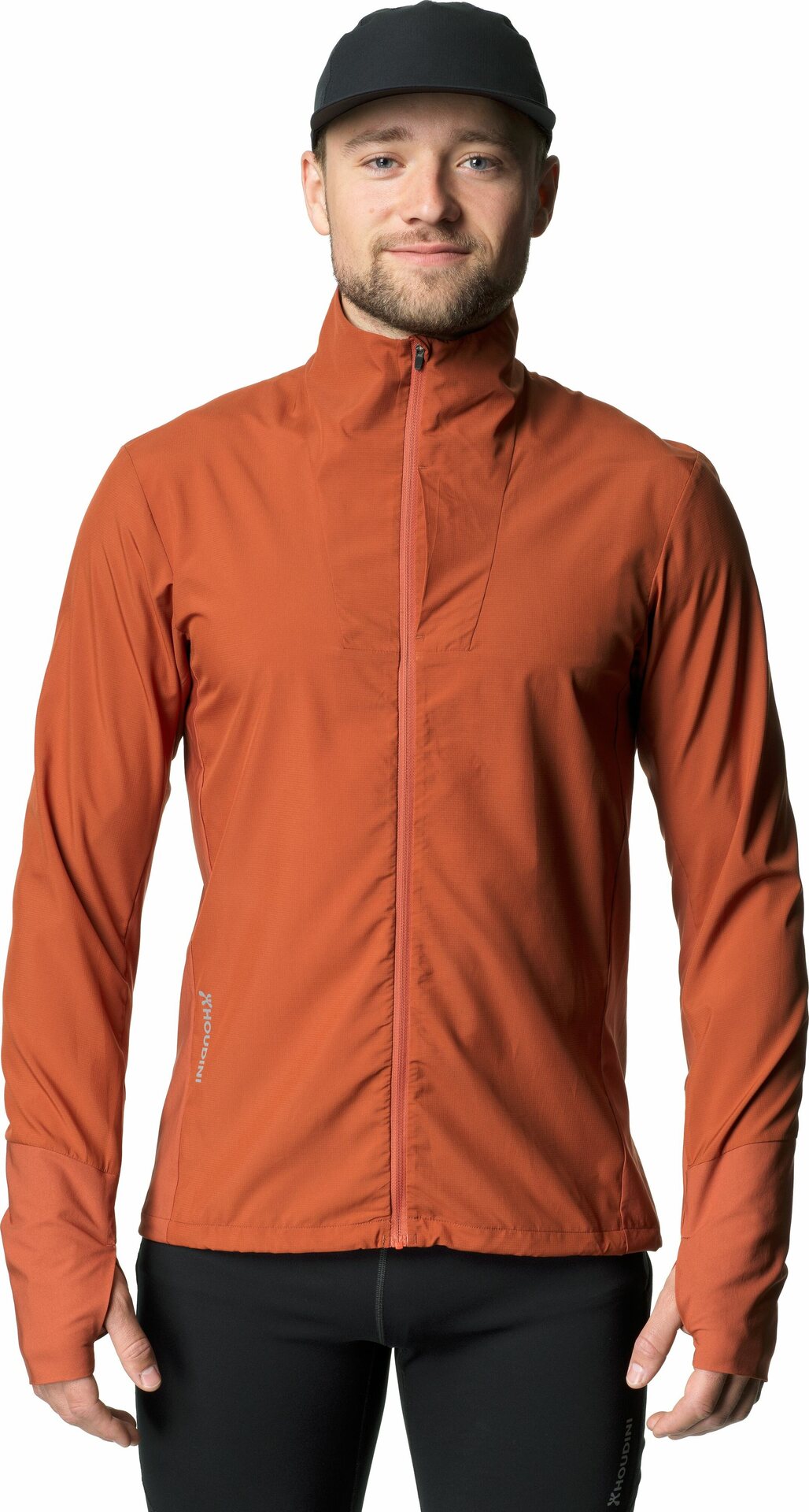 Houdini Pace Wind Jacket Mens Mahogany Red