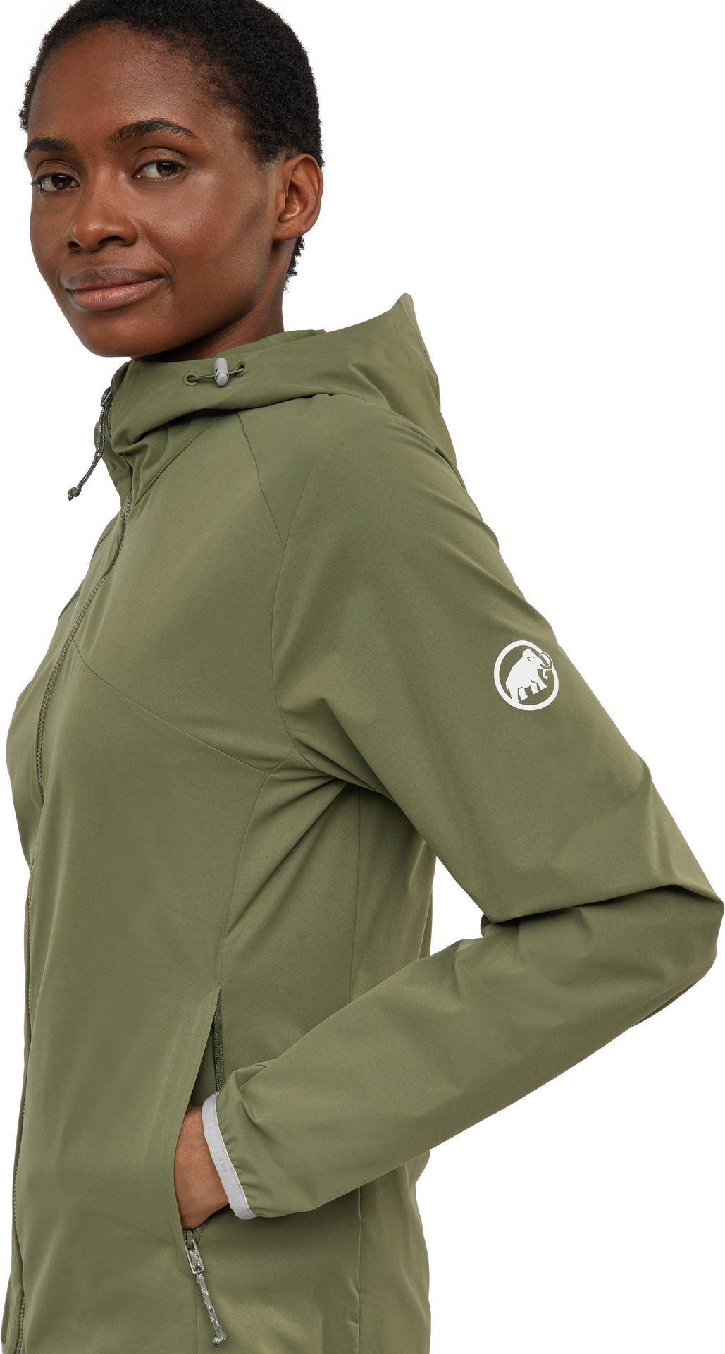 Mammut Granite SO Hooded Jacket Womens Marsh