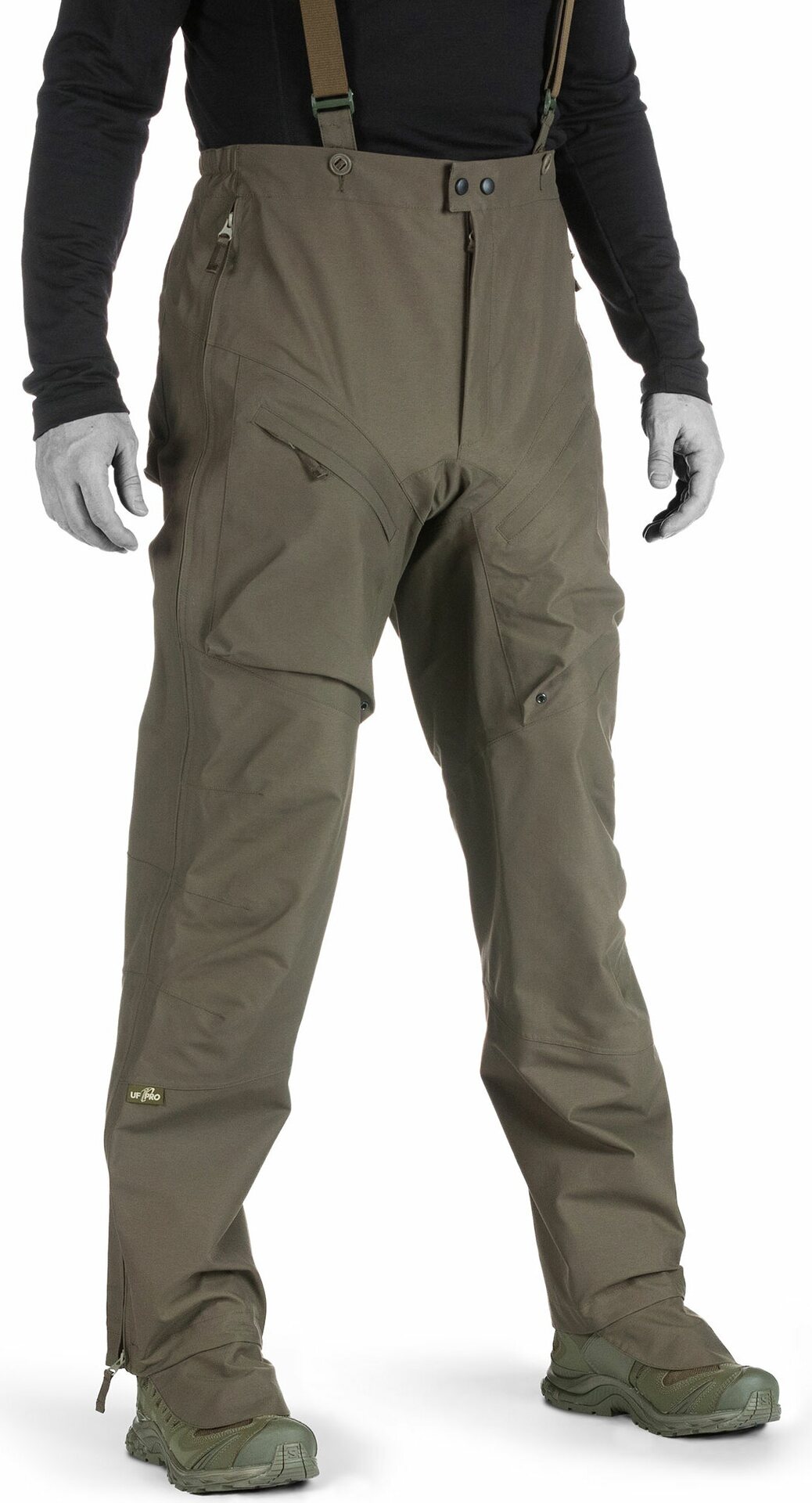 UF PRO Monsoon XT Tactical Rain Pants Brown Grey