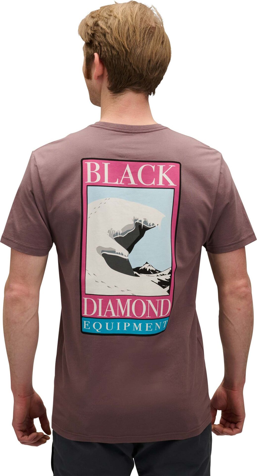 Black Diamond Winter Ridge Short Sleeve Tee Mens Dark Mauve