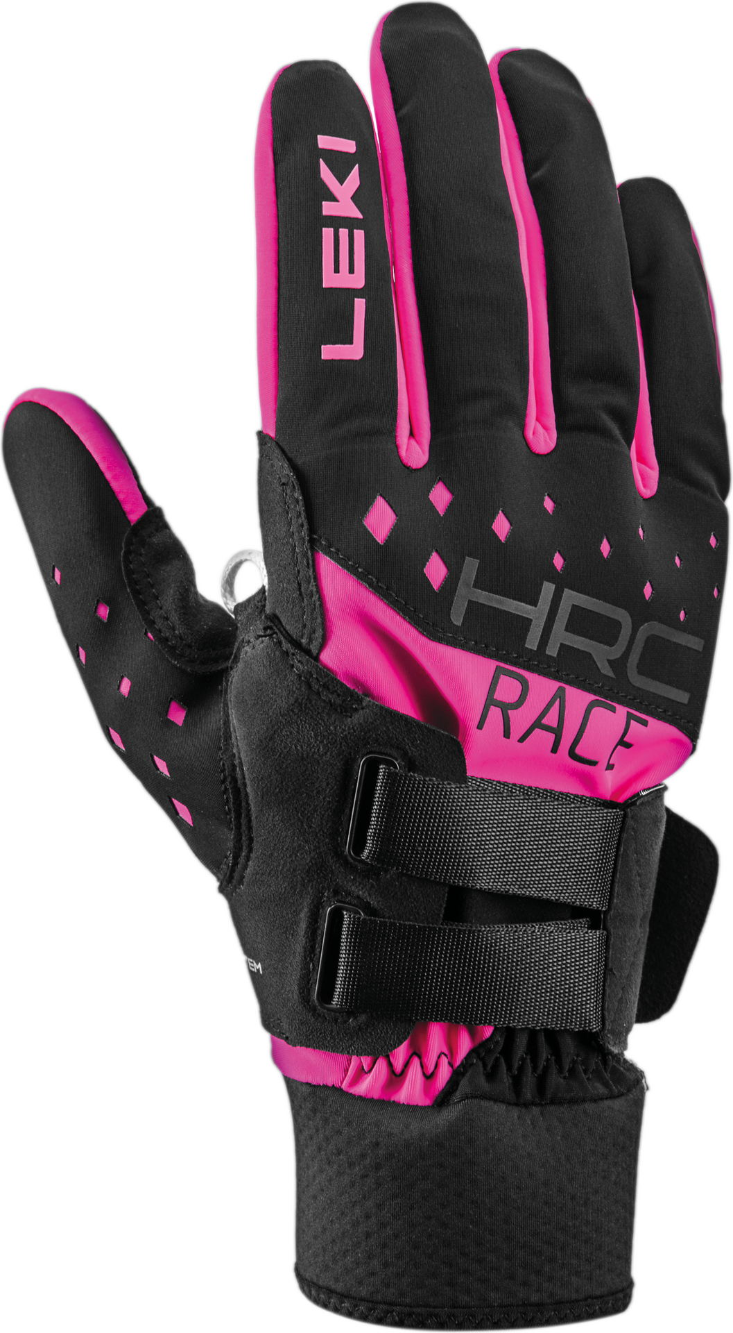 LEKI HRC Race Shark Black Pink