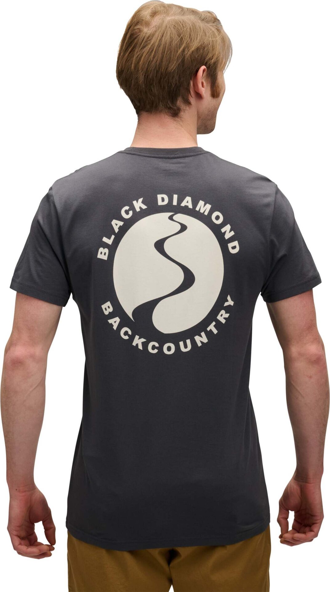 Black Diamond Backcountry Stamp Short Sleeve Tee Mens Carbon