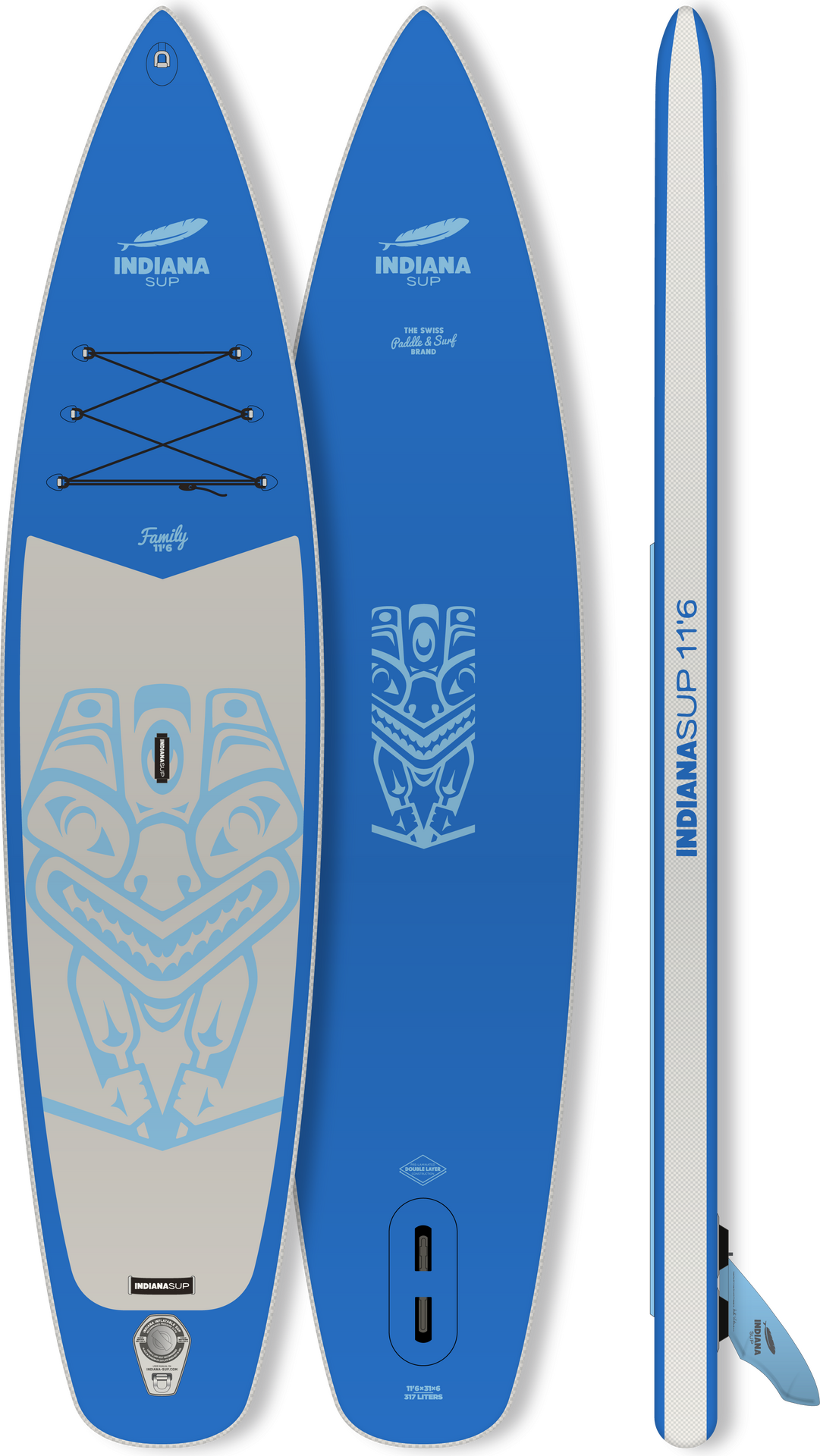 Indiana SUP 11'6 Family Pack Blue
