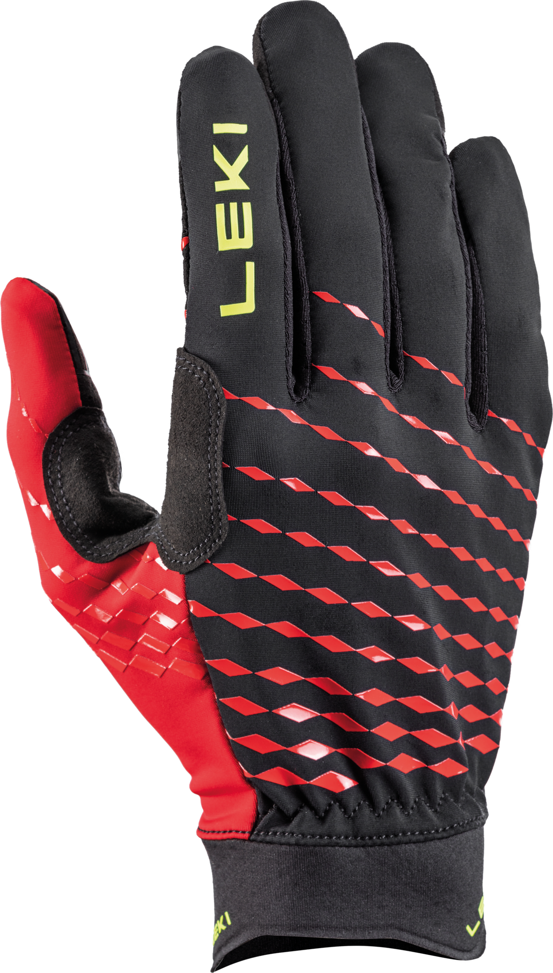 LEKI Ultra Trail Breeze Black-Red-Neonyellow