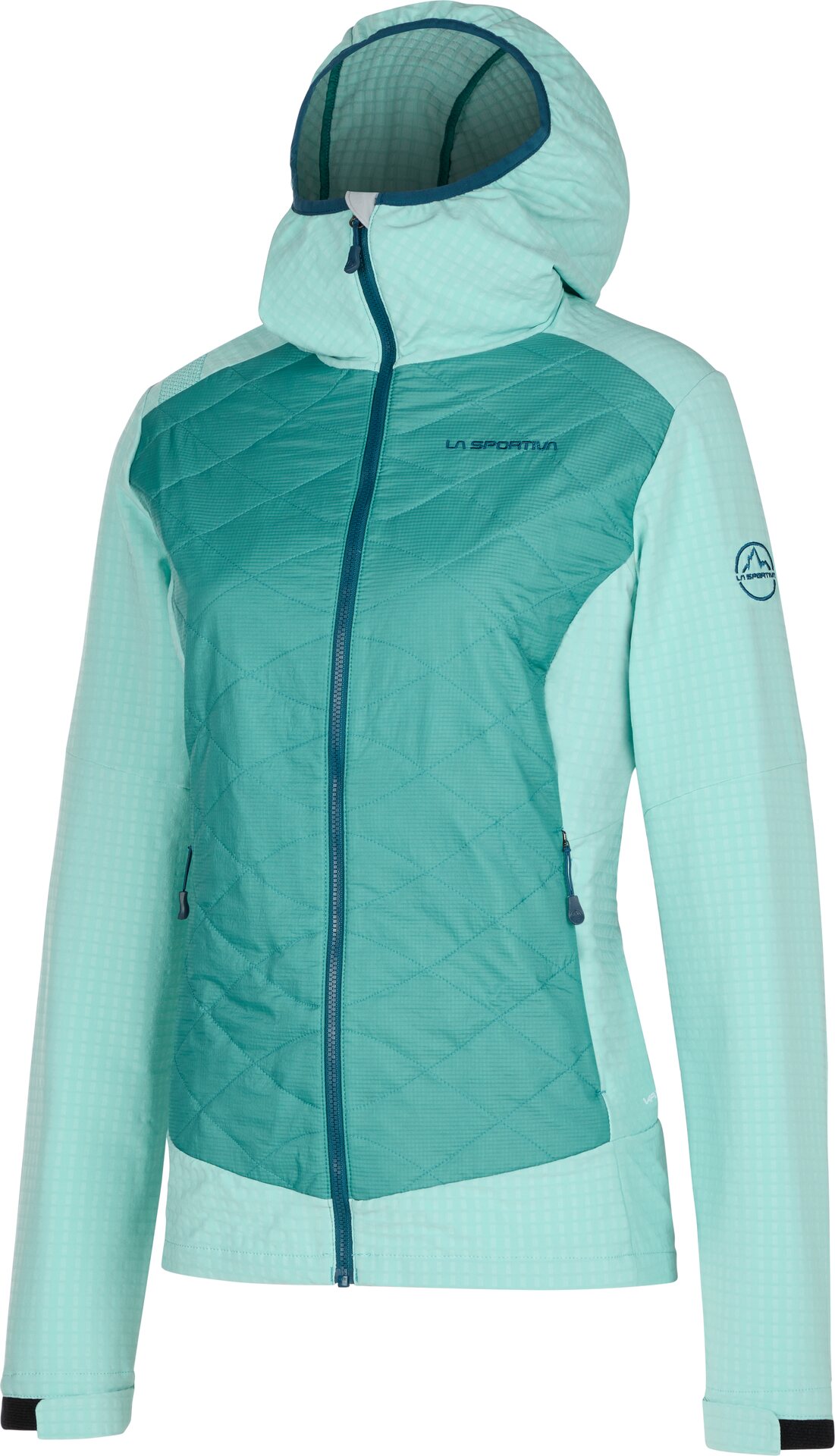 La Sportiva Kap Hybrid Hoody Womens Lagoon/Iceberg