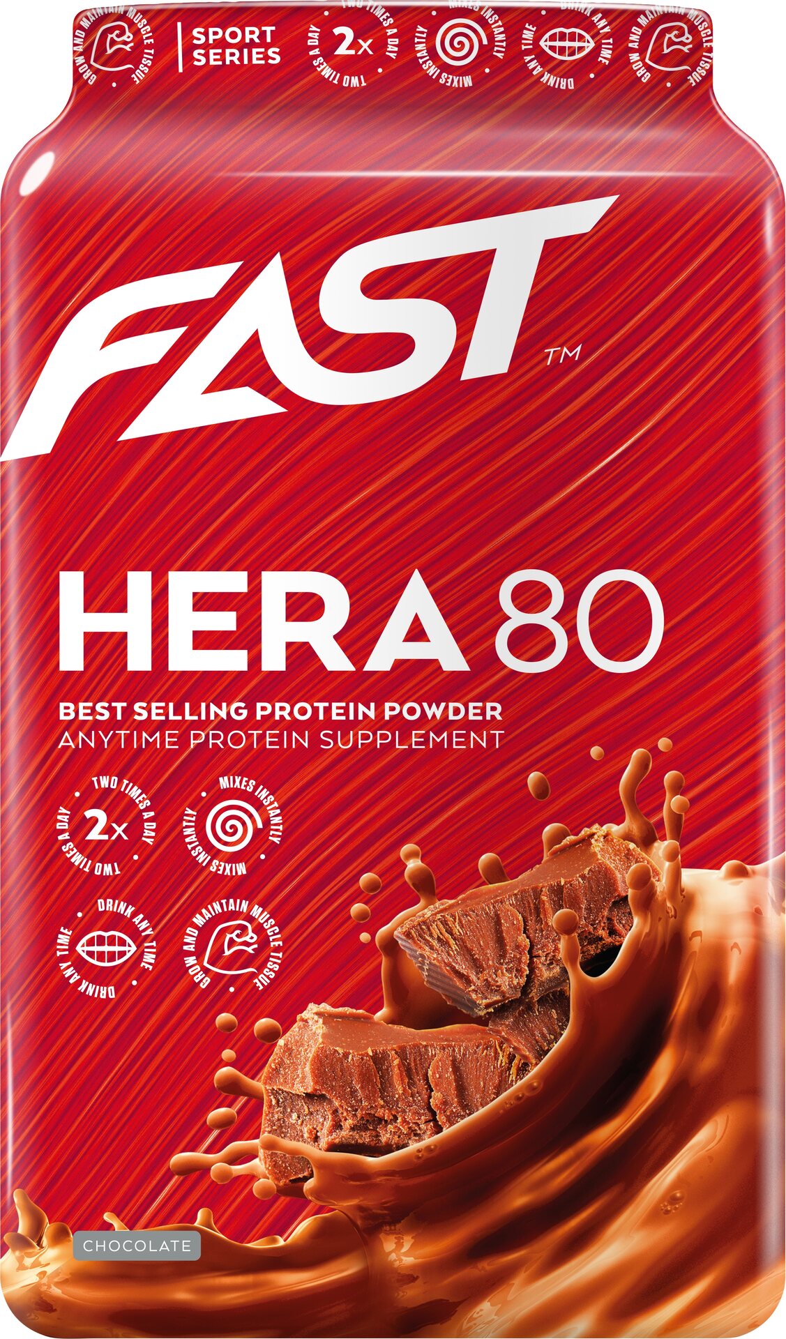 FAST Hera80 - heraproteiini, 600g Suklaa