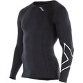2XU Compression Long Sleeve Top Black/Silver