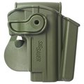 IMI Defense Polymer Retention Paddle Holster Level 2 W/Integrated Magazine Pouch for Sig Sauer Mosquito OD Green