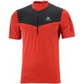 Salomon Fast Wing HZ SS Tee M Fiery Red / Black