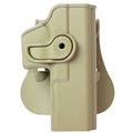IMI Defense Polymer Retention Paddle Holster Glock 17/22/28/31/34 - Right Hand Tan