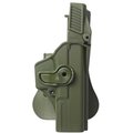 IMI Defense Polymer Retention Paddle Holster Level 3 for Glock 17/22/28/31 OD Green