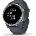 Garmin Venu Granite Blue with Silver Hardware