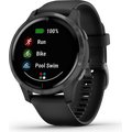 Garmin Venu Black with Slate Hardware