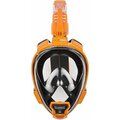 Ocean Reef ARIA Classic Full Face Snorkeling Mask Orange with Black Silicone