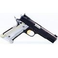 M-Arms MONARCH 2 for 1911 - Set of grips and magwell Silver Alu