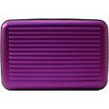 Ögon Designs Aluminium wallet 6A, Fan-shaped Purple