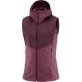 Salomon Outspeed Insulated Vest Womens Wine Tasting