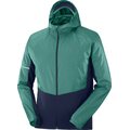 Salomon Agile FZ Hoodie Mens Pacific/Night Sky