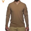 Velocity Systems BOSS Rugby Shirt Long Sleeve Coyote Brown