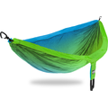 ENO DoubleNest Print Hammock Fade / Teal / Chartreuse