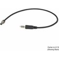Ops-Core AMP Downlead cable, Fischer to U174 EU Monaural Downlead Cable Black