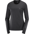 Salomon Agile LS Tee Womens Black/Nocturne