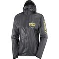 Salomon Lightning Race Jacket Womens Black/White/Autumn Blaze