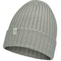 Buff Merino Knitted Hat Norval Light Grey