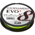Daiwa Tournament 8 Braid EVO+ 135m Chartreuse