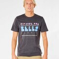 Rip Curl Bells Pro Tee Mens Washed Black