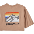 Patagonia Line Logo Ridge Pocket Responsibili-Tee Mens Dark Camel