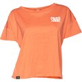 SNAP Crop Top Hemp T-Shirt Womens Terracotta