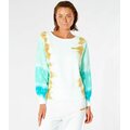 Rip Curl Sun Drenched Crew Womens Turquoise