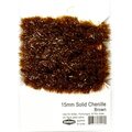 Semperfli 15mm Solid Chenille Brown