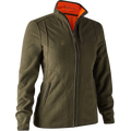 Deerhunter Pam Bonded Fleece Jacket Reversible Womens Orange