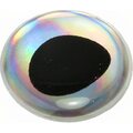 Sybai Tackle 3D Epoxy Fish Eyes Rainbow Silver