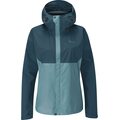 Rab Downpour Eco Waterproof Jacket Womens Orion Blue/Citadel