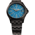 Traser P67 Officer Pro GunMetal SkyBlue PVD-coated stainless steel