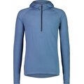 Mons Royale Temple Tech Hood Mens Blue Slate