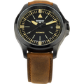 Traser P67 Officer Pro Automatic Black Leather