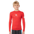 Rip Curl Corps LS Rash Vest Boy Red