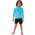 Rip Curl Corps LS Rash Vest Kids Boy Blue