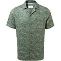 Craghoppers NosiBotanical Hula Short Sleeved Shirt Mens Spruce Green Print
