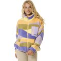 Rip Curl Sunrise Wavy Polar Fleece Womens Multicolor