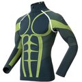 Odlo Björndalen Race Suit Men 2013 Deep Teel - Macaw Green