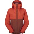 RAB Downpour Eco Waterproof Jacket Womens Red Grapefruit / Tuscan Red