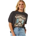 Rip Curl Tropical Tour Heritage Tee Womens Washed Black