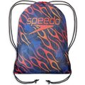 Speedo Printed Mesh Bag XU Blue / Red / Orange Flames