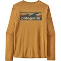 Patagonia Longsleeve Cap Cool Daily Graphic Shirt - Waters Mens Boardshort Logo: Pufferfish Gold X-Dye