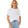 Rip Curl Line Up Relaxed Tee Womens White